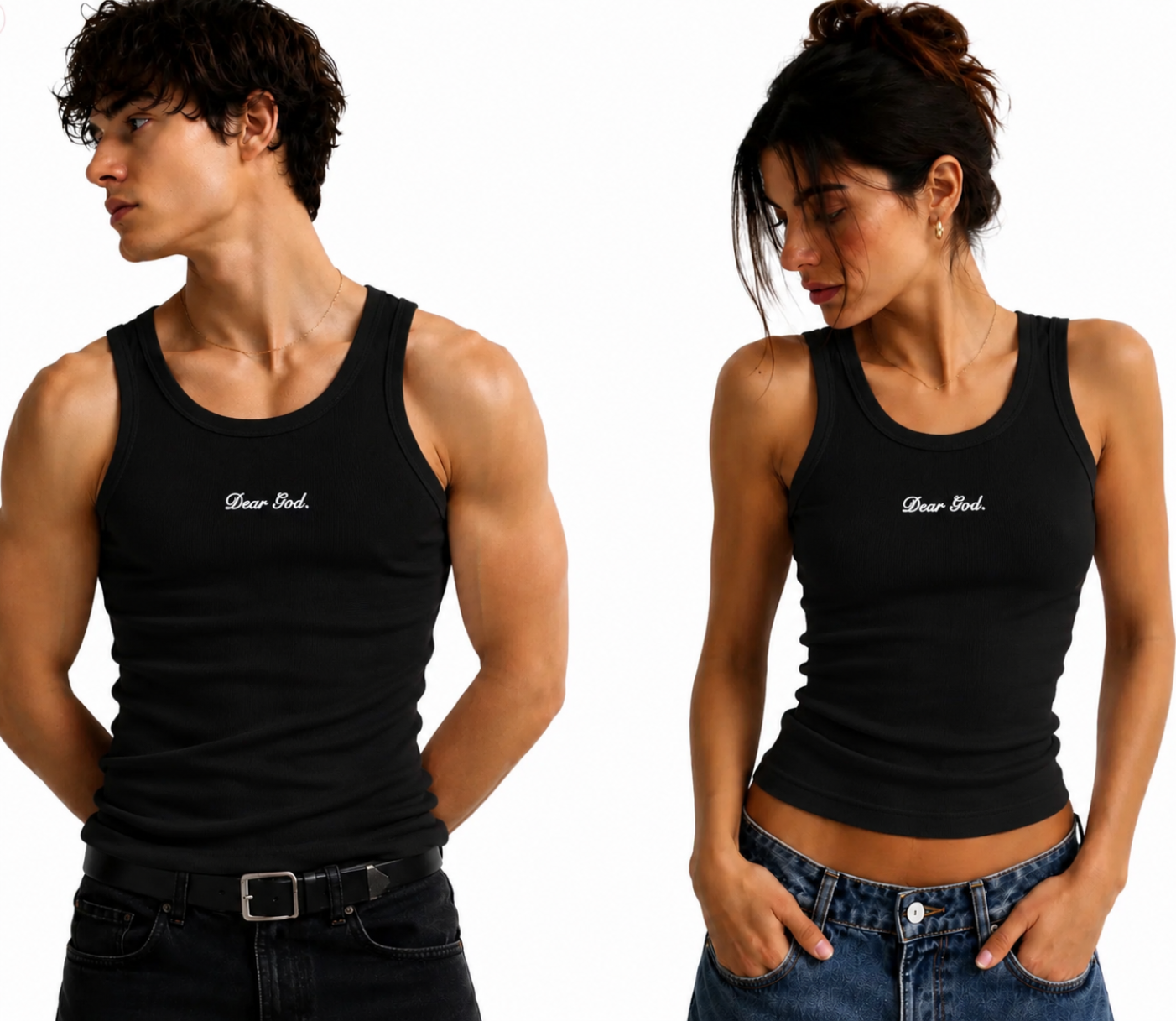 "DEAR GOD," TANK TOP