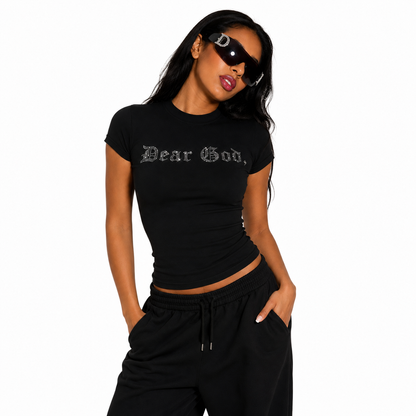 "DEAR GOD," DOLL TEE